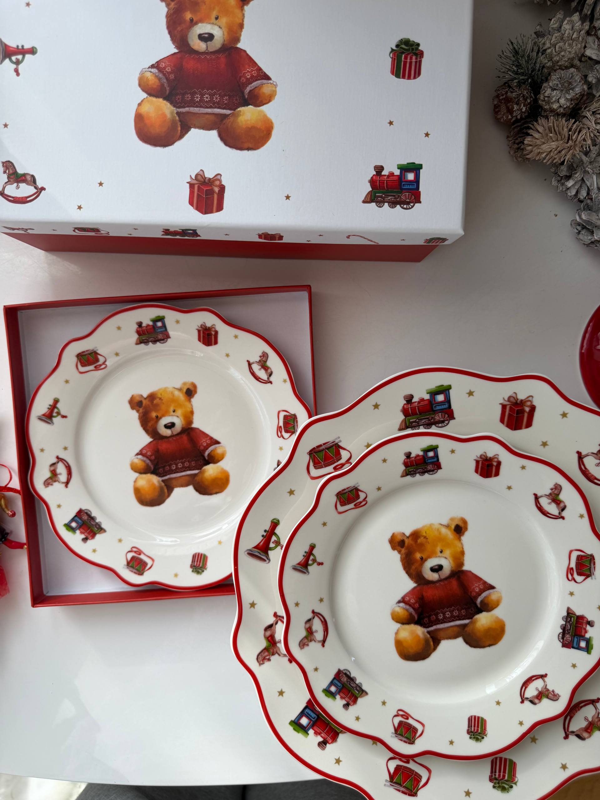 Тарілки ведмедик Teddy 19 см
